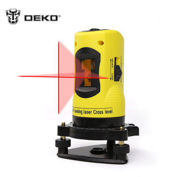 2 Lines Cross Laser Level 360 Rotary Cross Laser Line Leveling Can Be Used with Outdoor Receiver