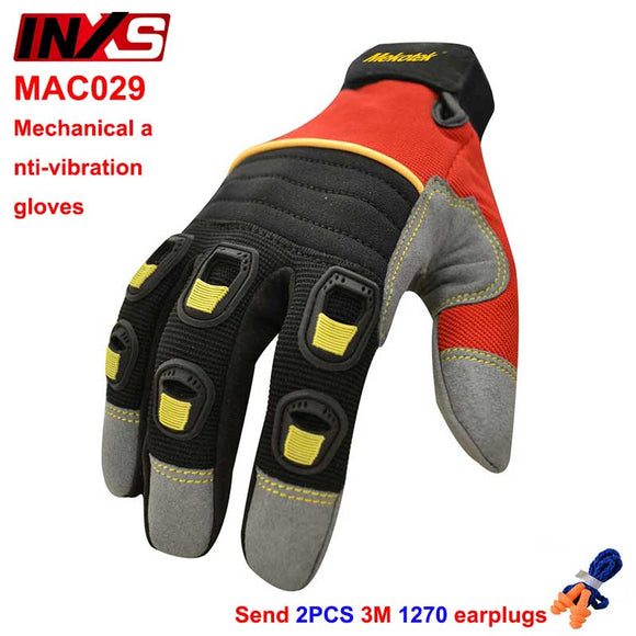 SAFETY-INXS MAC29 mechanic gloves metal processing Machining protection gloves Wearable Anti-vibration safety gloves